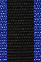 Black w/Royal Blue Webbing